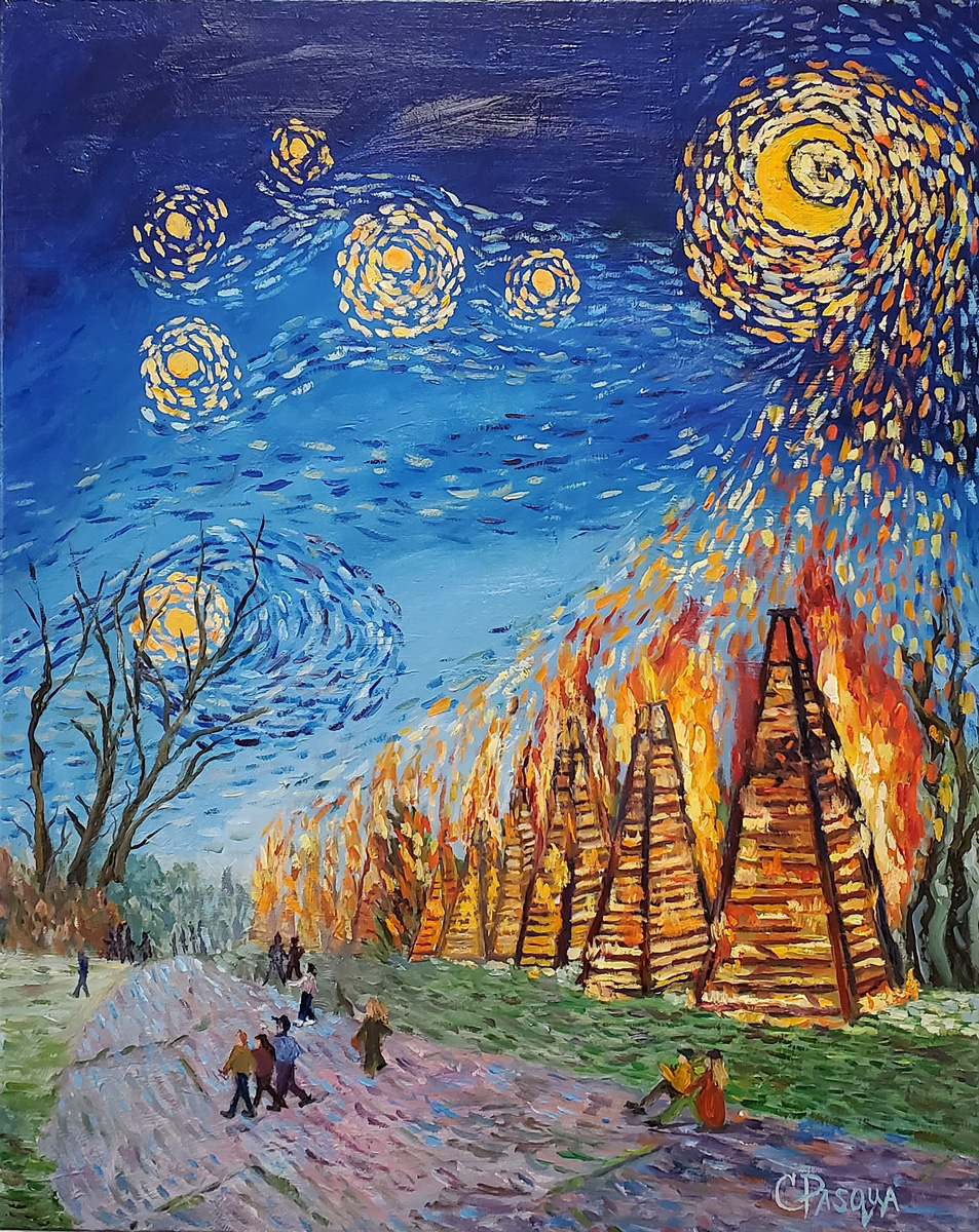 Cajun Bonfire by Claire Pasqua
