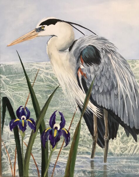 Blue Heron by Jan Wilken