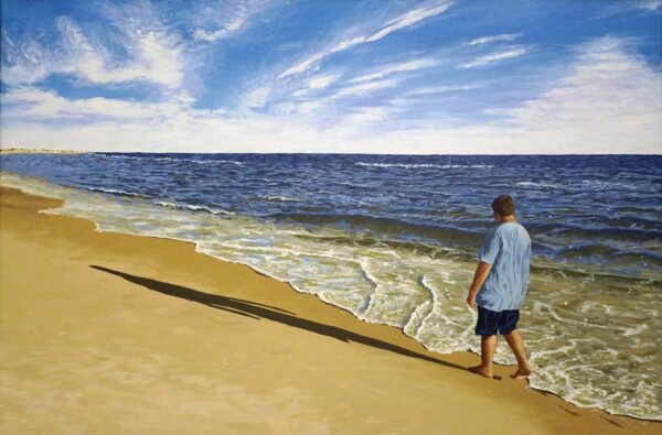 Kirk on the Beach by Kevin Calbert