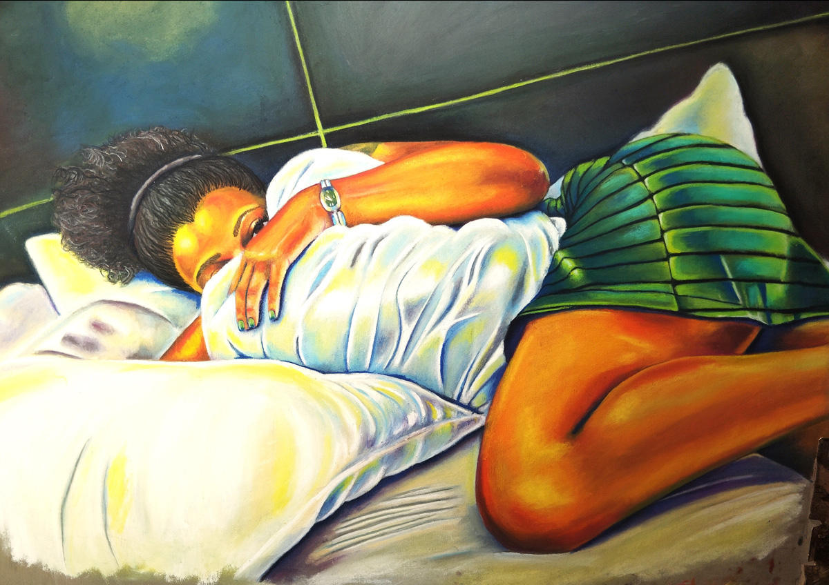Goddess In Green by Paris Williams