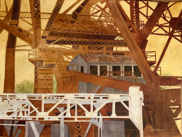 Plaquemine Railroad Bridge by Kathy Miller Stone