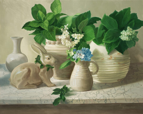 Pottery Garden by Elayne Kuehler