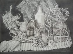 Still Life In Black And White by Larry Downs