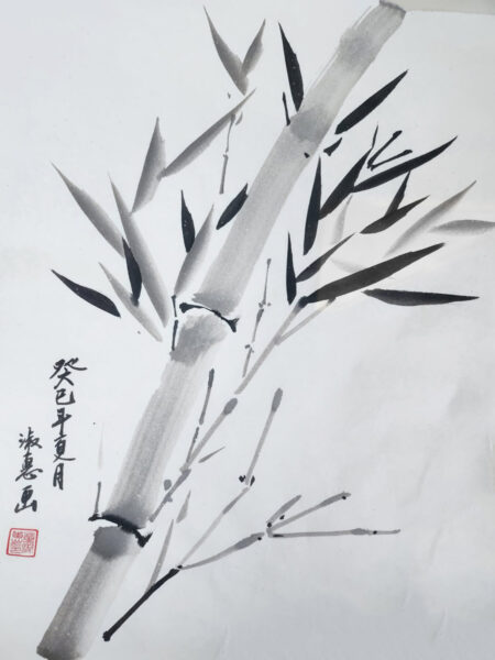 Chinese brush painting by Sue Wang