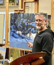 Roger Dale Brown in studio