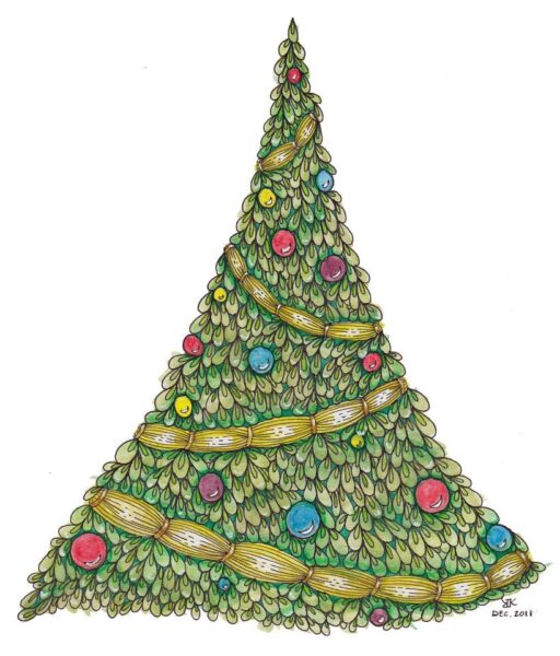 Zentangle Christmas Cards 2