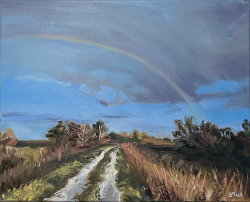 87c.   Rainbow at Bayou Sauvage