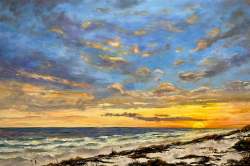 17f.   Santa Rosa Beach Sunset