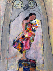 70d.   Statue in a Small Village