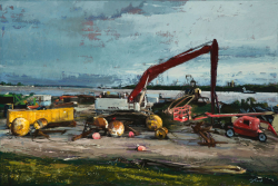 87e.   View from the Levee