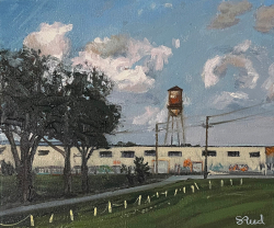 87f.   Water Tower at Holy Cross